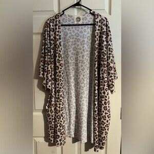 T2D, Tees2urdoor, kimono, leopard print, 4XL/5XL